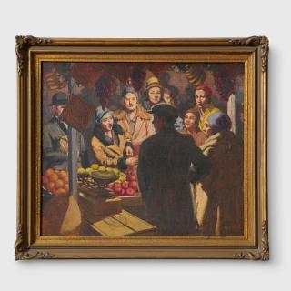 Jack Kilgour - Study for The Fruit Stall, 1933