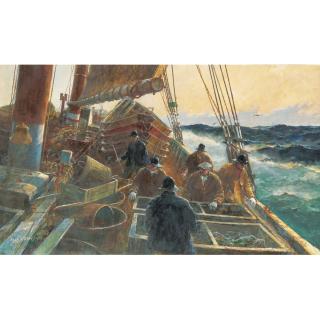 Jack L. Gray - Dressing Fish, Sable Island Bank