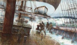 Jack L. Gray - On Deck, Barque Medway