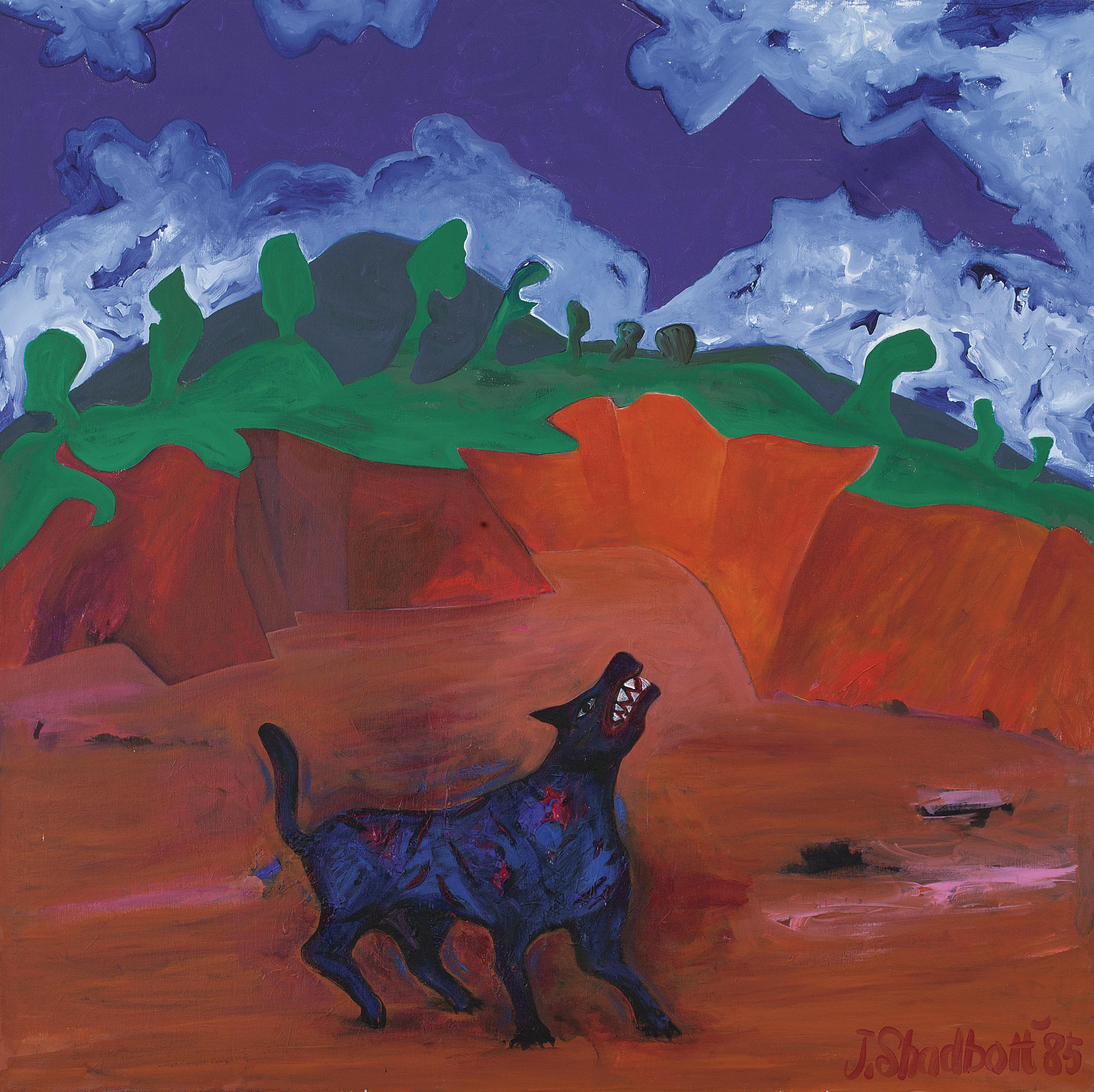 Jack Leonard Shadbolt - Storm With Dog