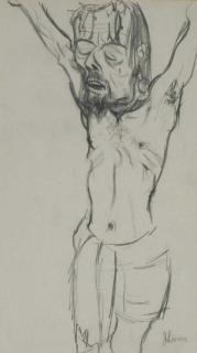 Jack Levine - Christ with crown of thorns