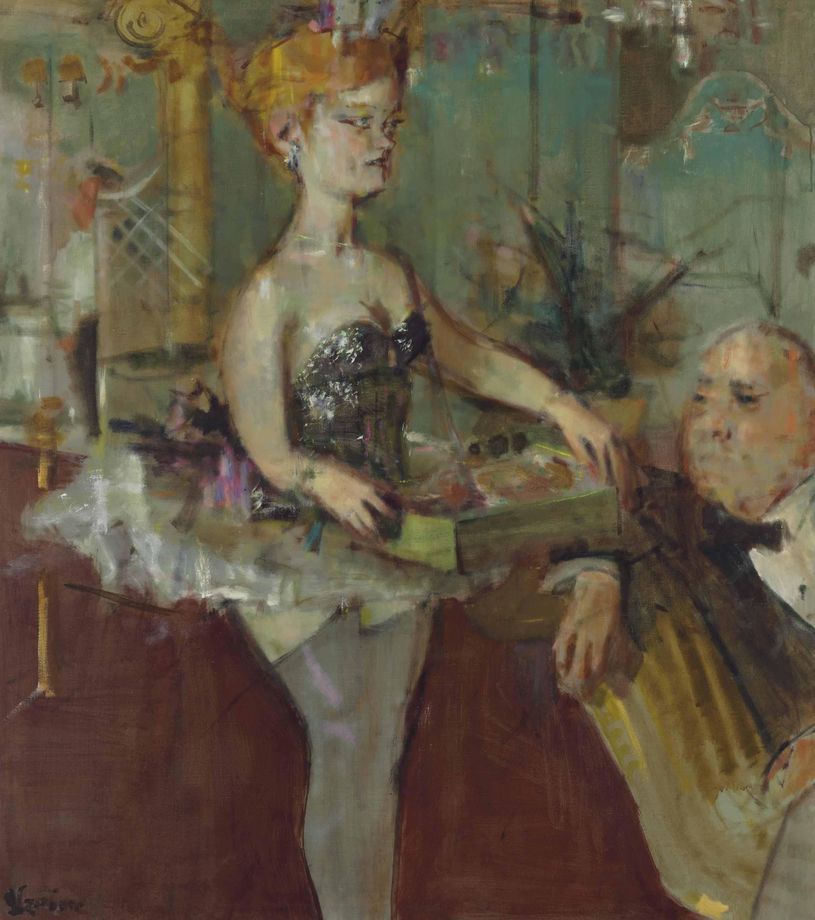 Jack Levine - Cigarette Girl