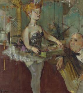 Jack Levine - Cigarette Girl