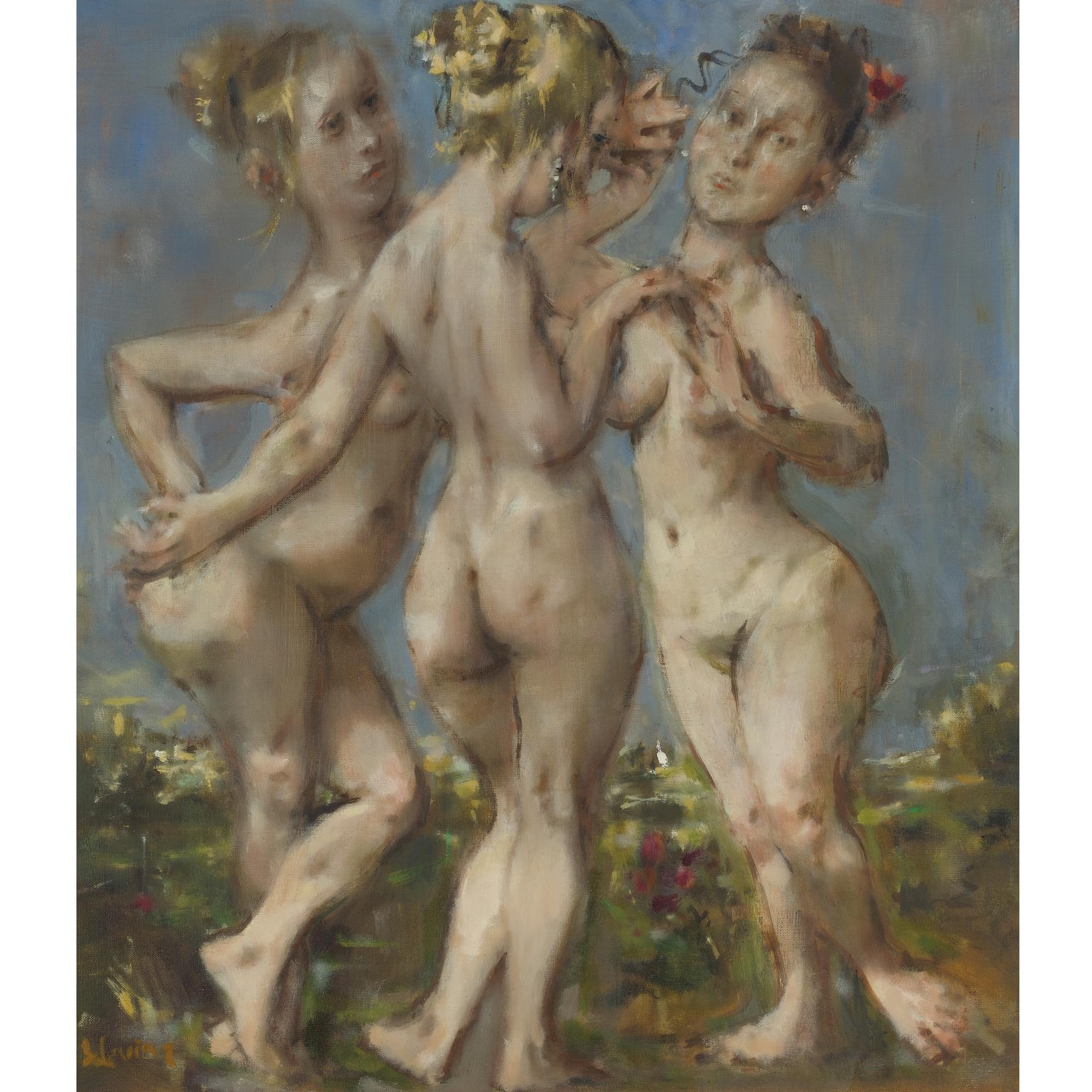 Jack Levine - Three Graces