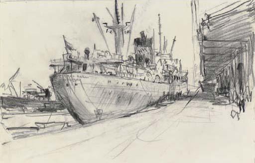 Jack Lorimer Gray - At the dock; and In the shipyard