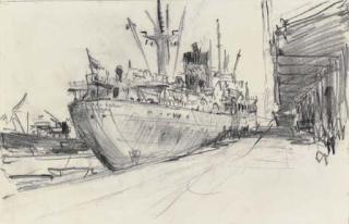 Jack Lorimer Gray - At the dock; and In the shipyard