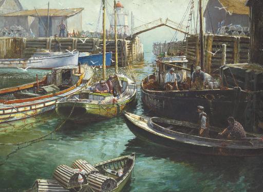 Jack Lorimer Gray - Sandford Harbor, Nova Scotia