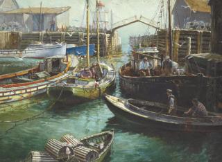 Jack Lorimer Gray - Sandford Harbor, Nova Scotia