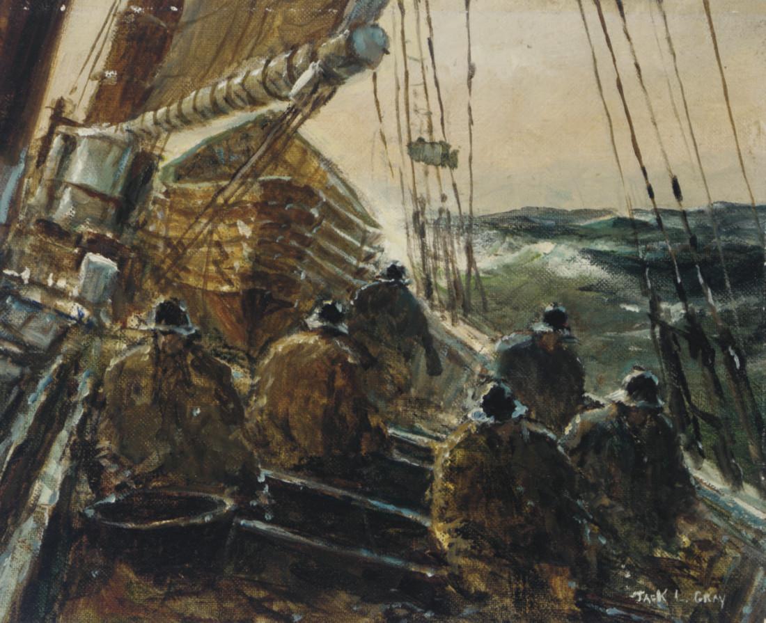 Jack Lorimer Gray - Schooner deck