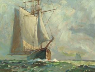Jack Lorimer Gray - Top sail schooner