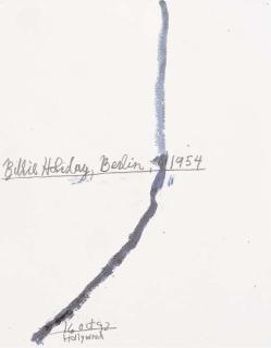 Jack Pierson - Billy Holiday, Berlin 1954