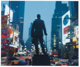 Jack Pierson - George M. Cohan Statue, Times Square, 1997