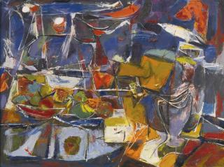 Jack Tworkov - Still Life With Lamp