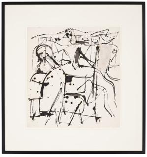 Jack Tworkov - Untitled (Seated Figure)