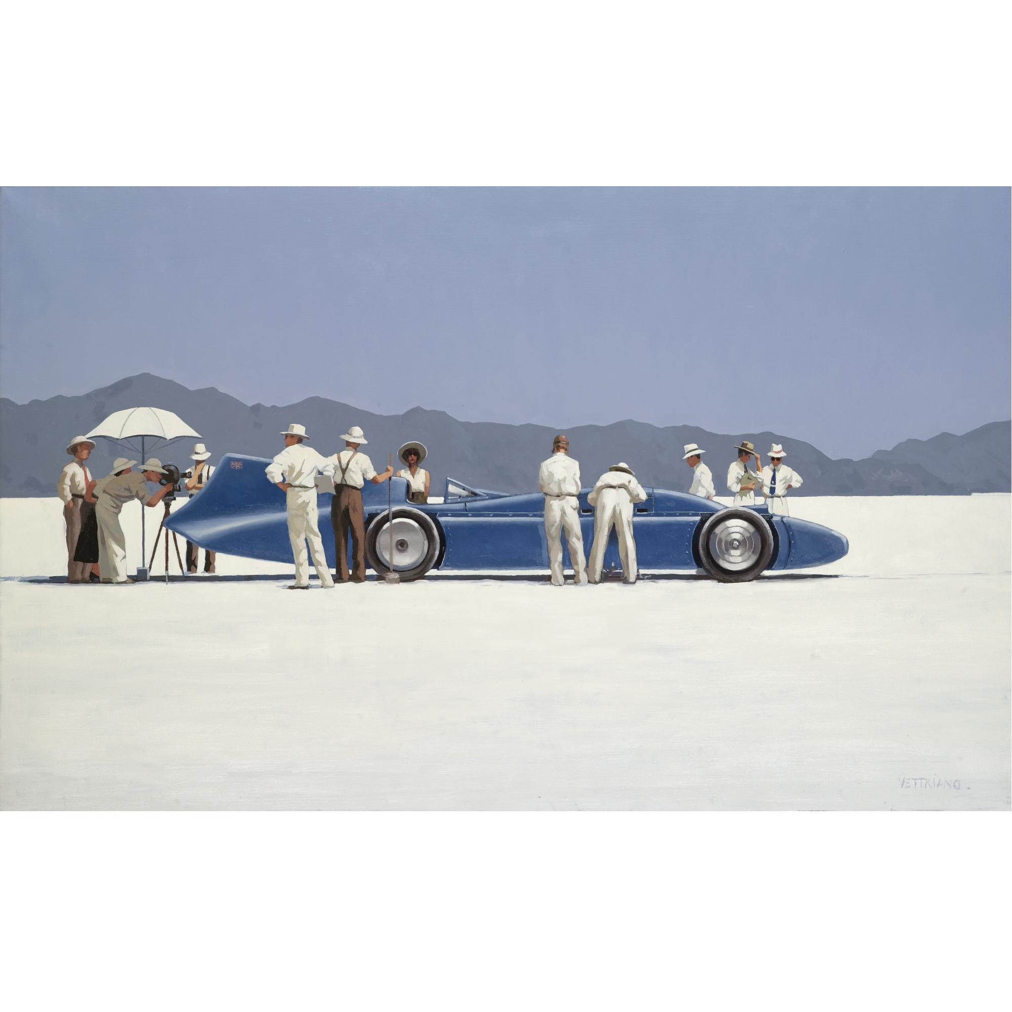 Jack Vettriano, O.B.E. - Bluebird At Bonneville