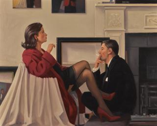 Jack Vettriano, O.B.E. - Models In The Studio