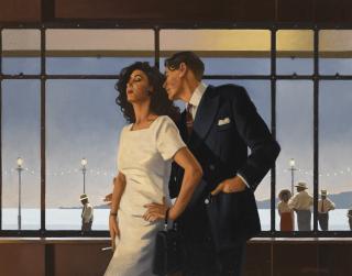 Jack Vettriano, O.B.E. - The Man In A Navy Blue Suit