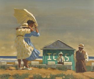 Jack Vettriano, O.B.E. - Uneasy Meeting