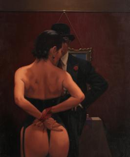 Jack Vettriano OBE Hon LLD - Scarlet Ribbons, Lovely Ribbons