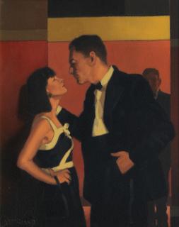 Jack Vettriano OBE Hon LLD - The Awful Truth (Study)
