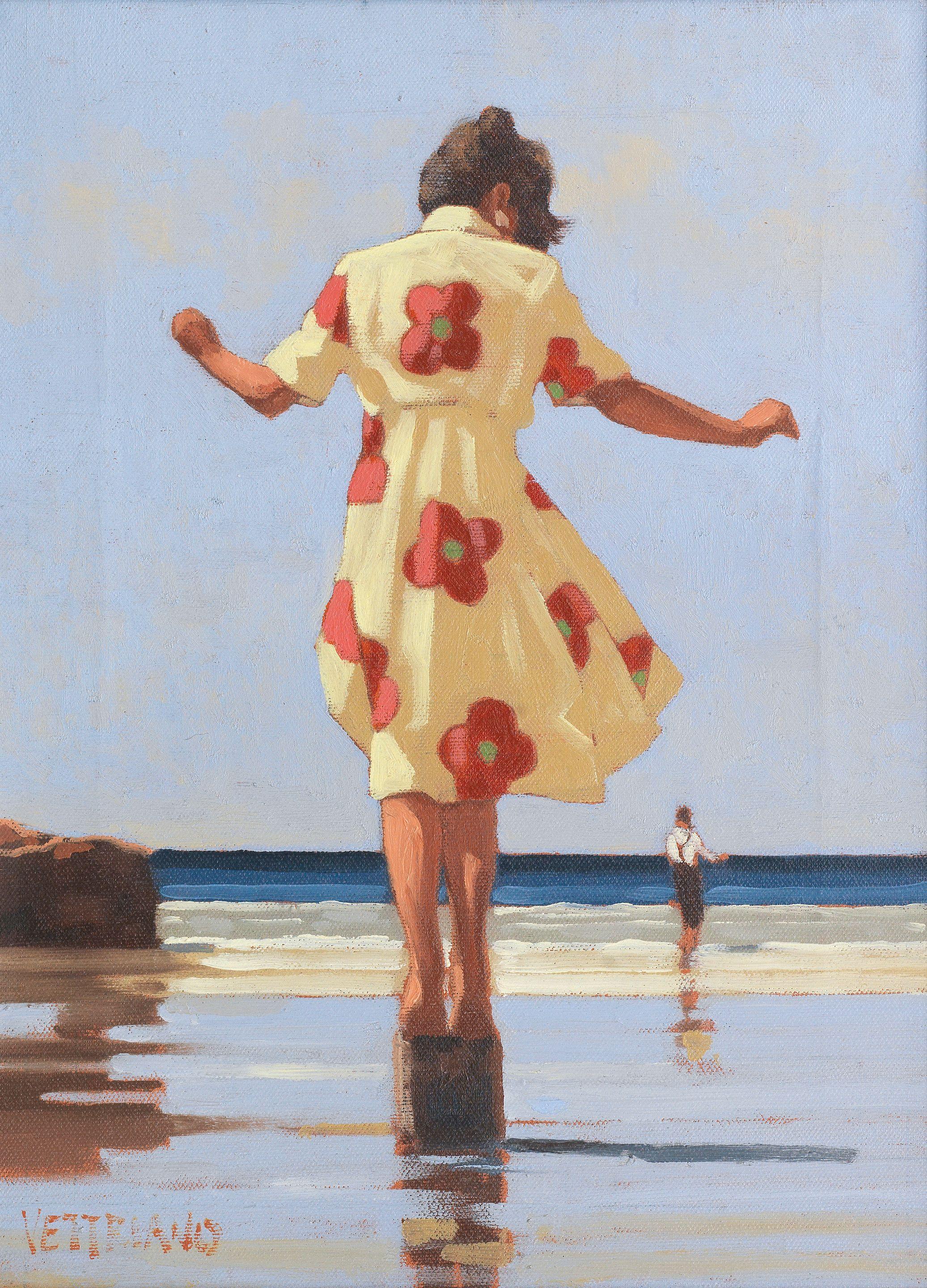 Jack Vettriano OBE Hon LLD - The Poppy Dress