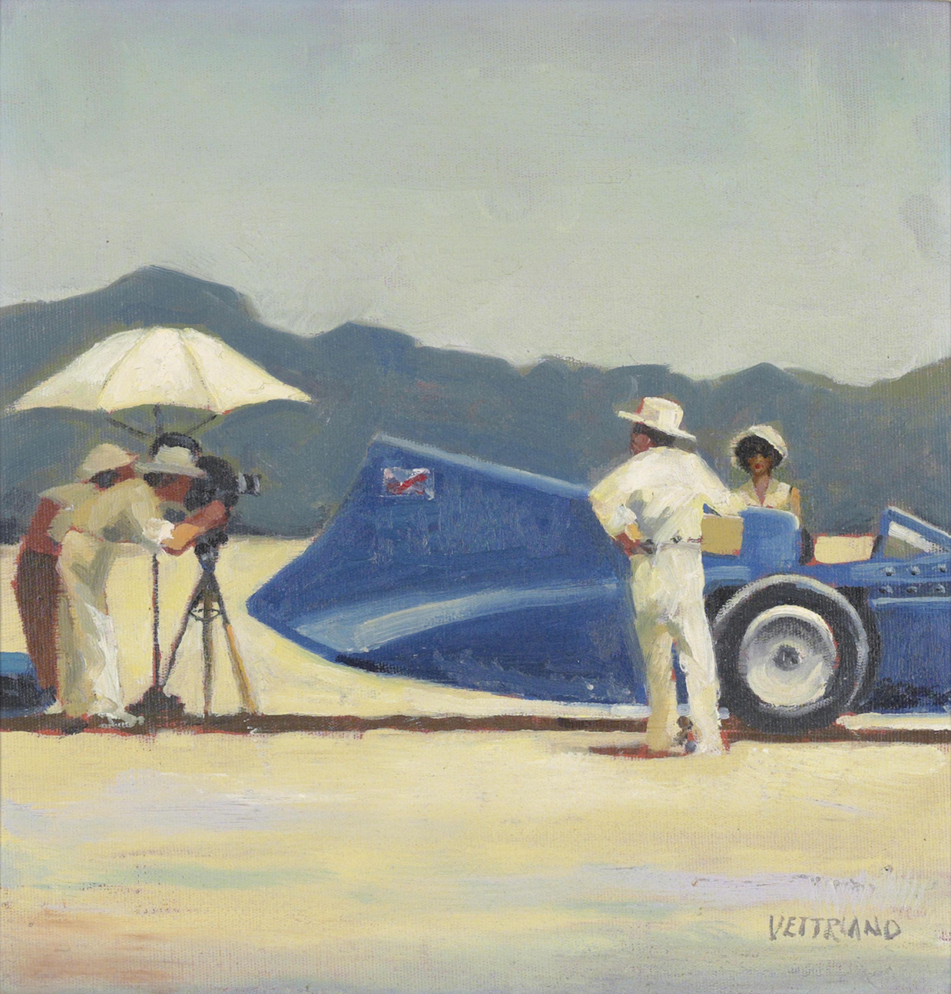 Jack Vettriano - Study for \'Bluebird at Bonneville\'