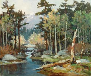 Jack Wilkinson Smith - A river in the Sierras