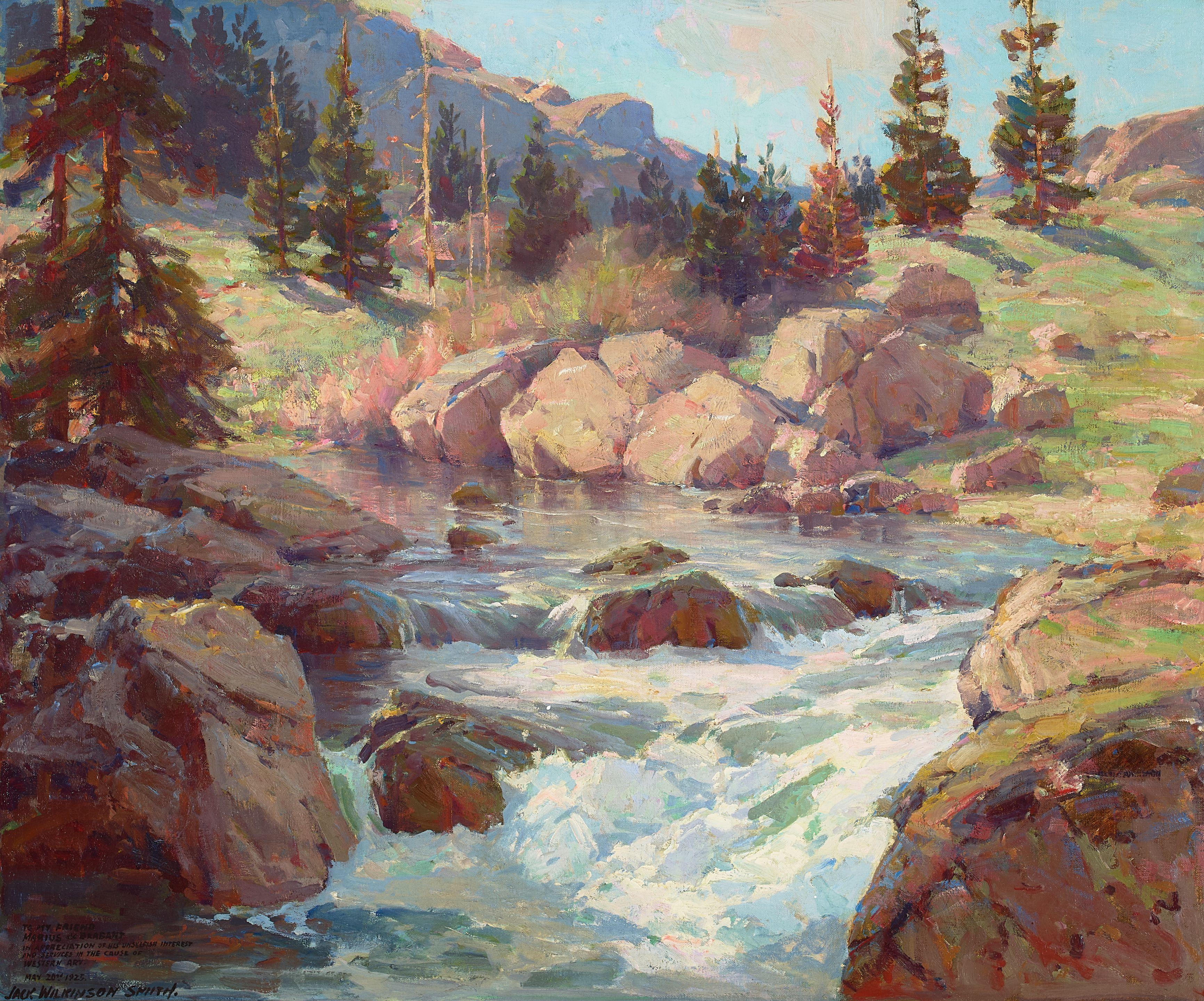 Jack Wilkinson Smith - In the High Sierras 28 x 34 in. framed 37 x 42 in.