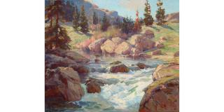 Jack Wilkinson Smith - In the High Sierras 28 x 34 in. framed 37 x 42 in.