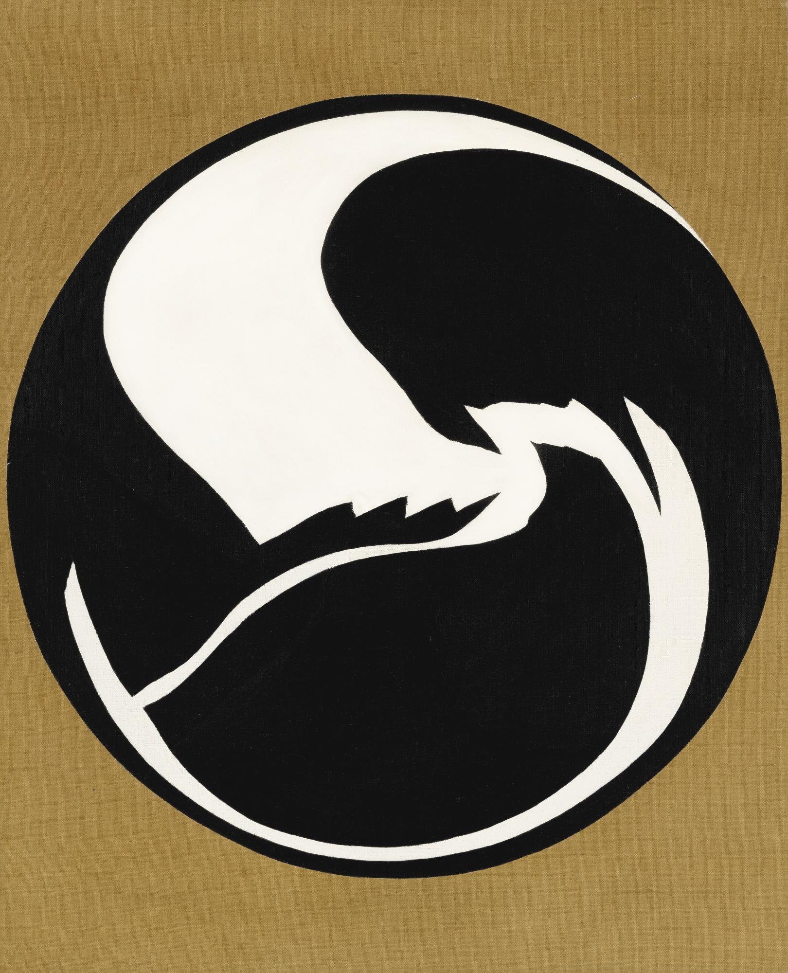 Jack Youngerman - Black-White Tondo