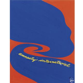 Jack Youngerman - Maquette For Amnesty International Poster