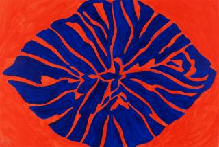 Jack Youngerman - Ultramarine/Vermilion