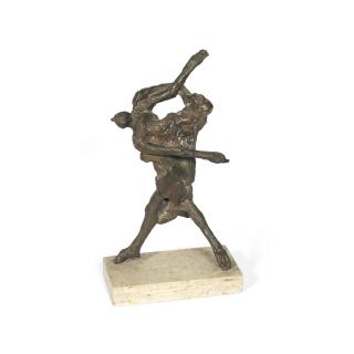 Jack Zajac - A Bronze Figural Group, Probably \