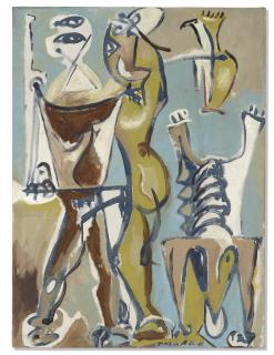 Jackson Pollock - Beach Figures