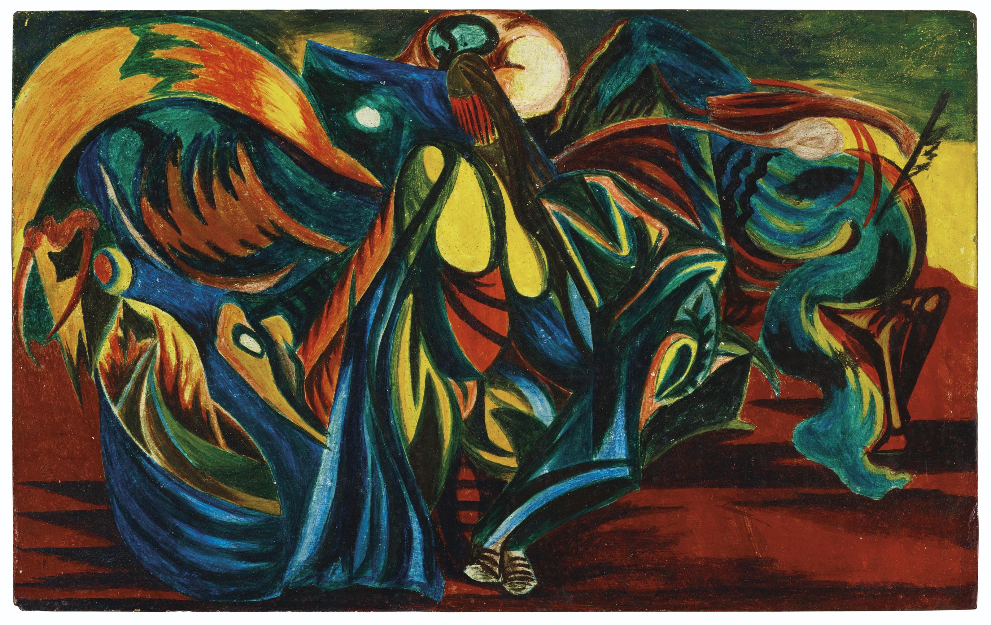 Jackson Pollock - Composition with Oval Forms