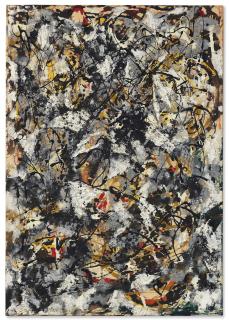Jackson Pollock - Composition with Red Strokes