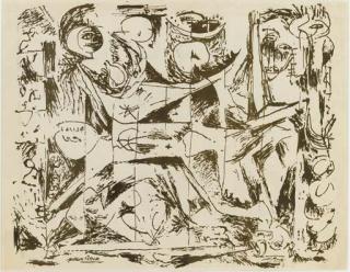 Jackson Pollock - Untitled  [Betty Parsons Gallery Announcement] (O\'Connor & Thaw P26)