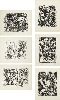 Jackson Pollock - Untitled (O\'Conner/Thaw 1091-1096)