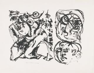 Jackson Pollock - Untitled (O\'Connor & Thaw 1096 (P32))
