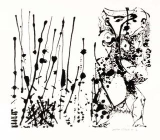 Jackson Pollock - Untitled (Silkcreen no. VI) (O\'Conner and Thaw, P. 27)