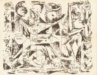 Jackson Pollock - Untitled (Thaw/O\'Connor, pg 26)