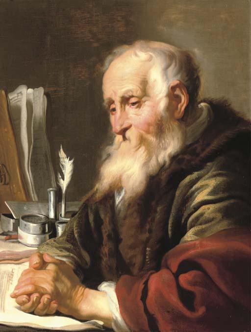 Jacob Adriaensz. Backer - An Elderly Scholar At His Desk