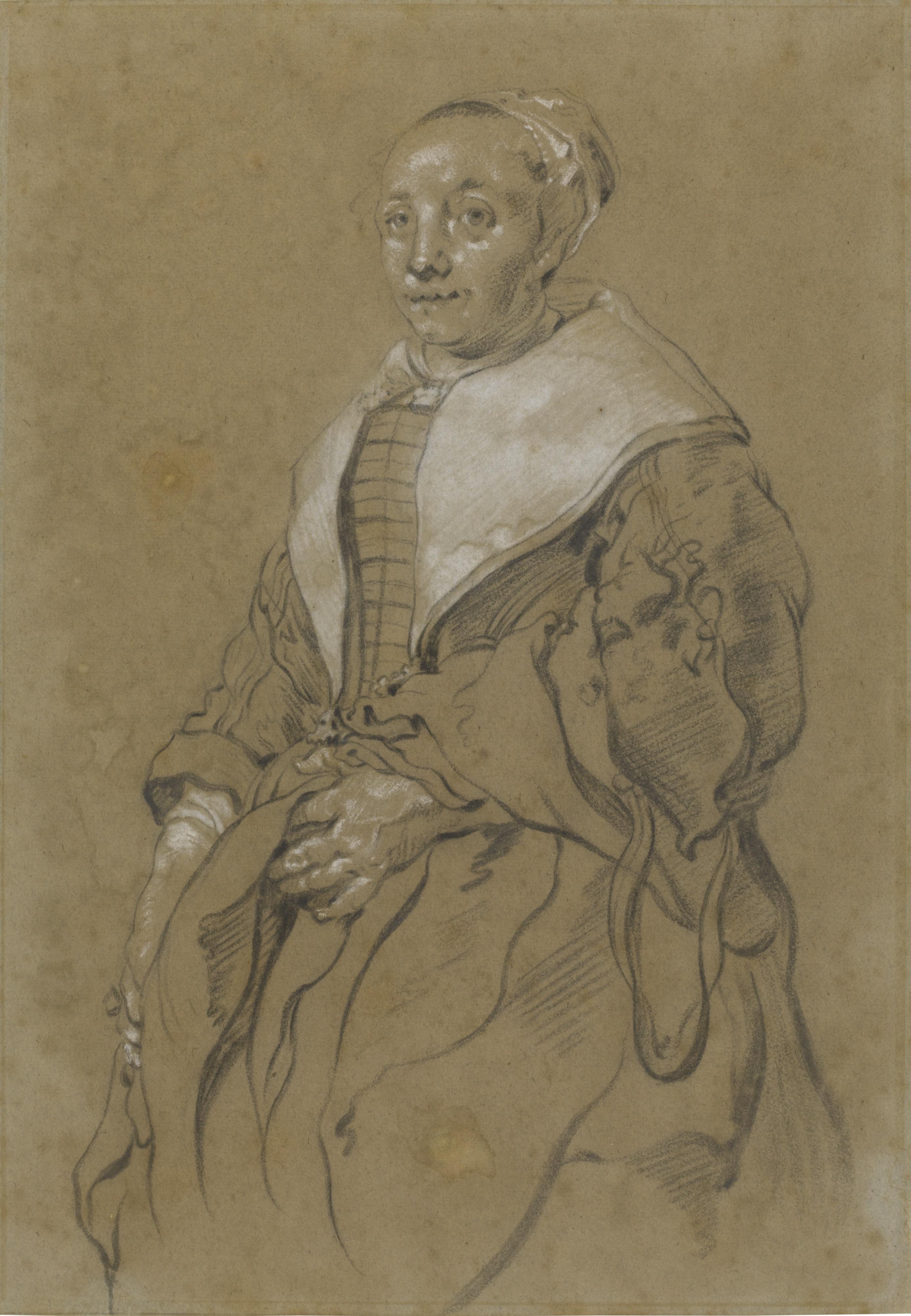 Jacob Adriaensz. Backer - Portrait Study Of An Elderly Woman