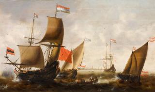 Jacob Adriaensz. Bellevois - Dutch Shipping In Choppy Seas Off The Coast Of Amsterdam