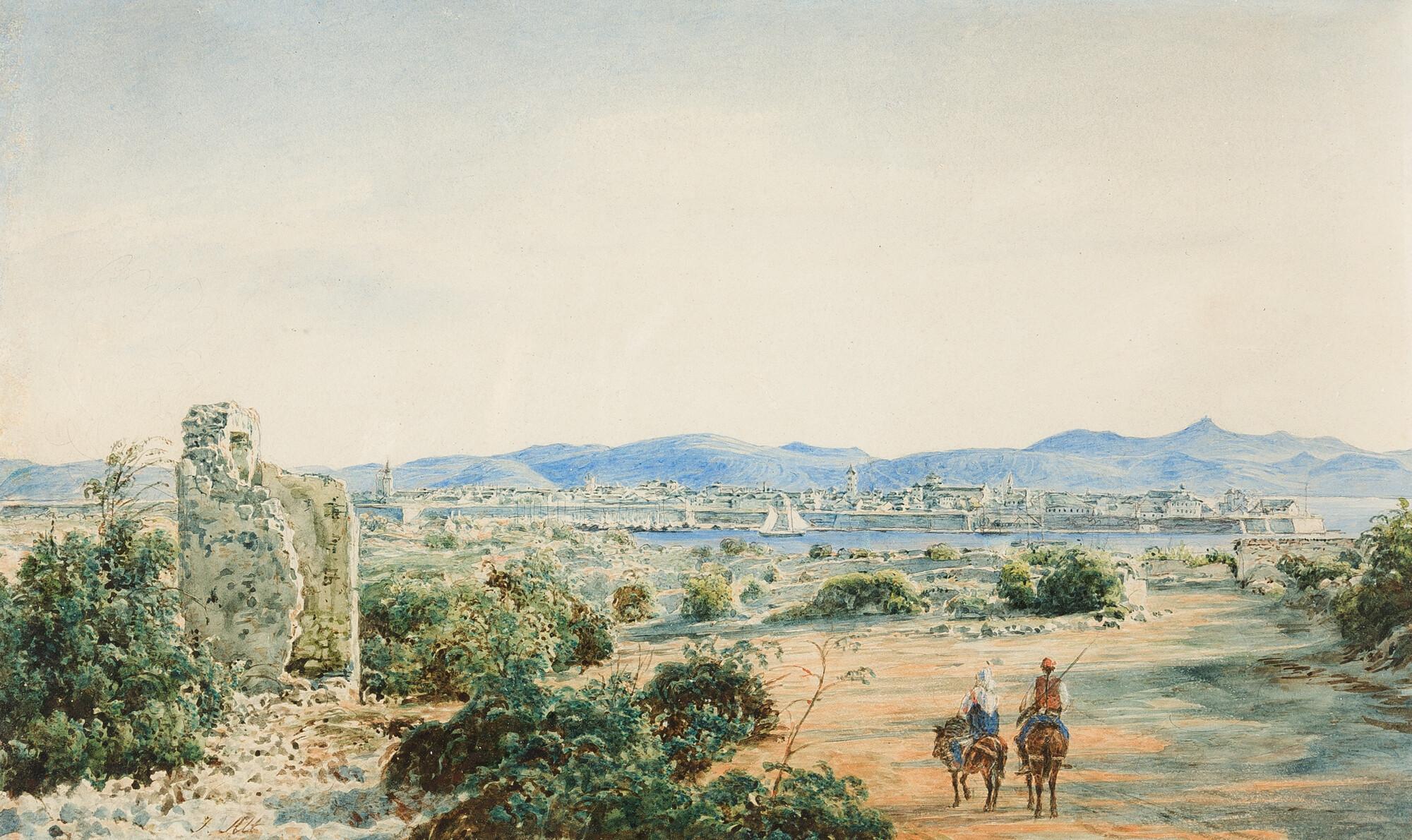 Jacob Alt - Ansicht von Zara in Dalmatien.