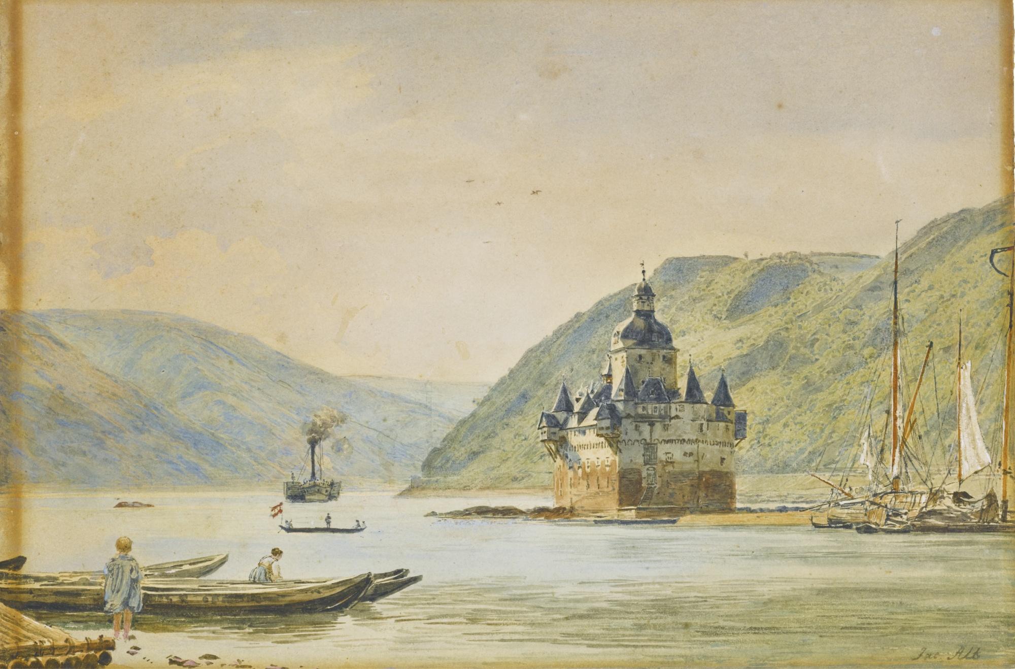 Jacob Alt - The Pfalzgrafenstein Castle, Caub Am Rhein