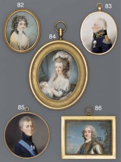 Jacob Axel Gillberg - A Naval Officer, in profile to the left in blue coat with gold-embroidered black collar, gold and silver epaulette, black stock, wearing the badge of the Royal Swedish Order of the Sword (4th class)