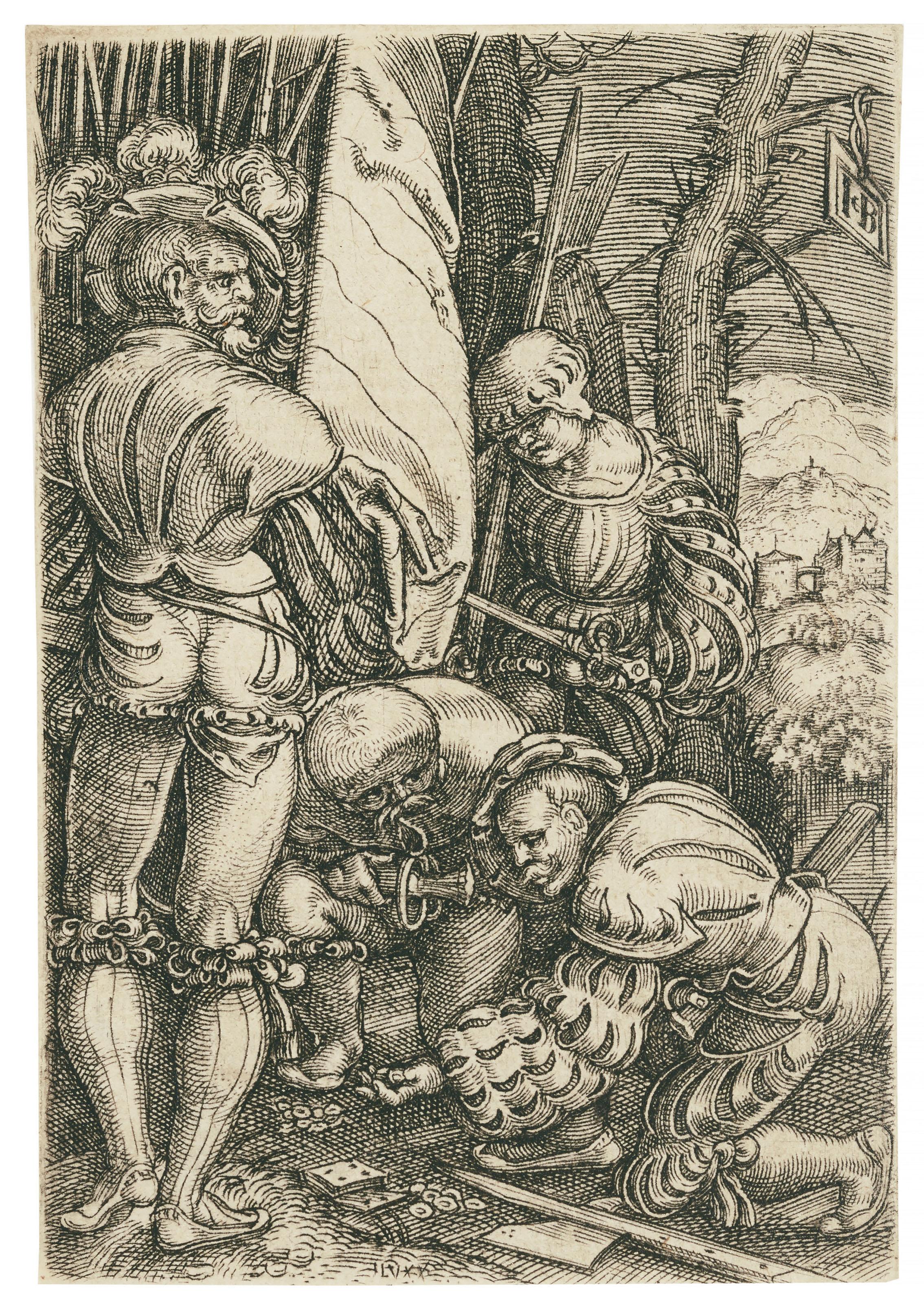 Jacob Binck - Four Foot Soldiers playing Dice