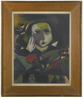 Jacob Bornfriend - Woman Looking Through A Window