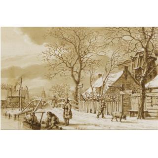 Jacob Cats - A Winter View On The Vlist